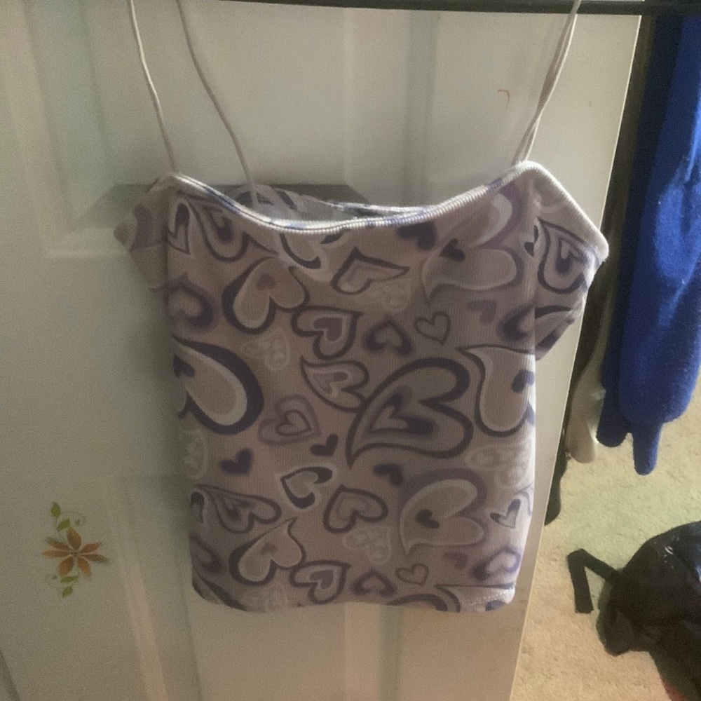 purple heart tank top